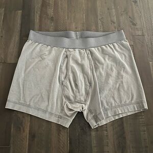 MENS GAP GRAY BOXER BRIEFS